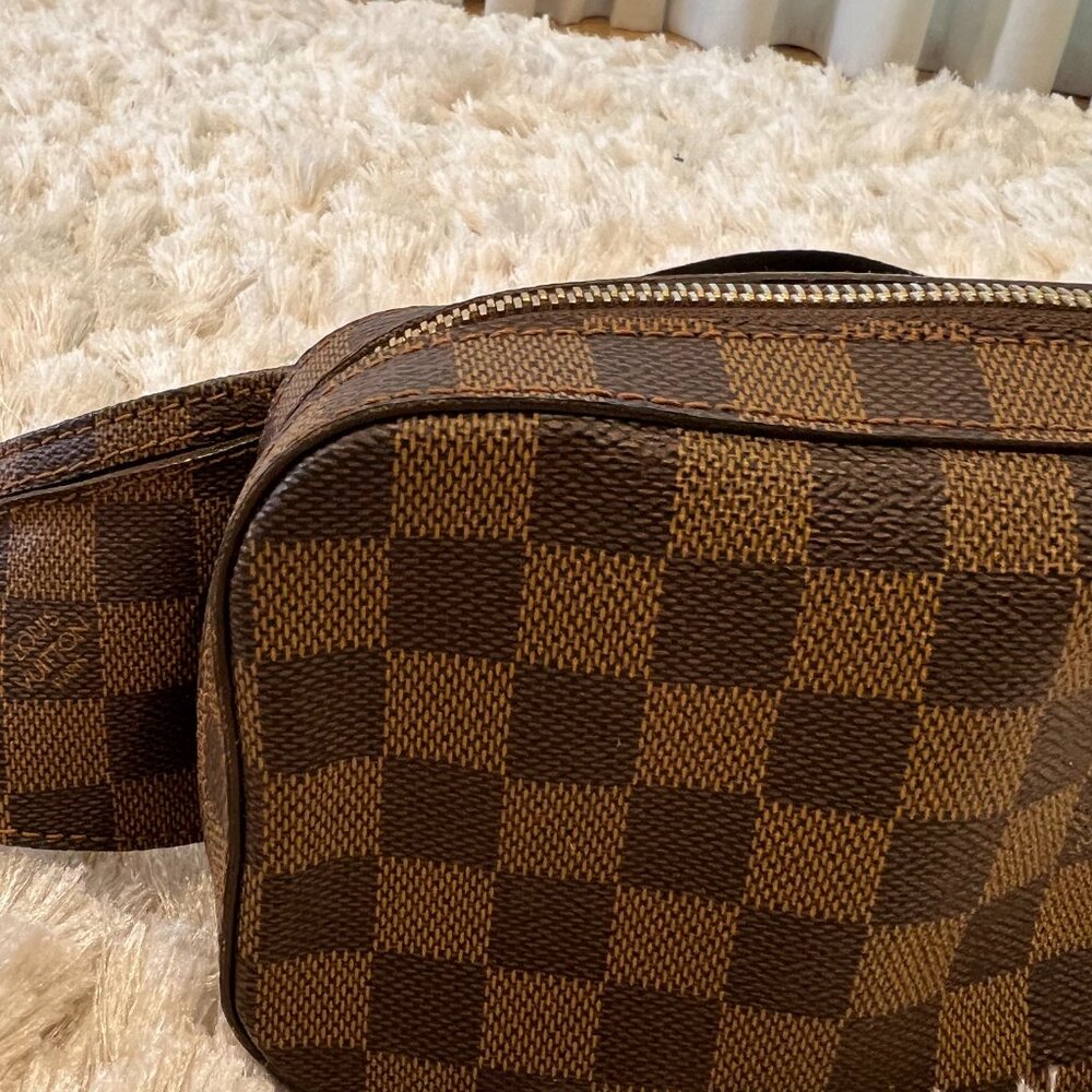 AUTHENTIC Louis Vuitton Damier Geronimos Body Bag Waist Bag